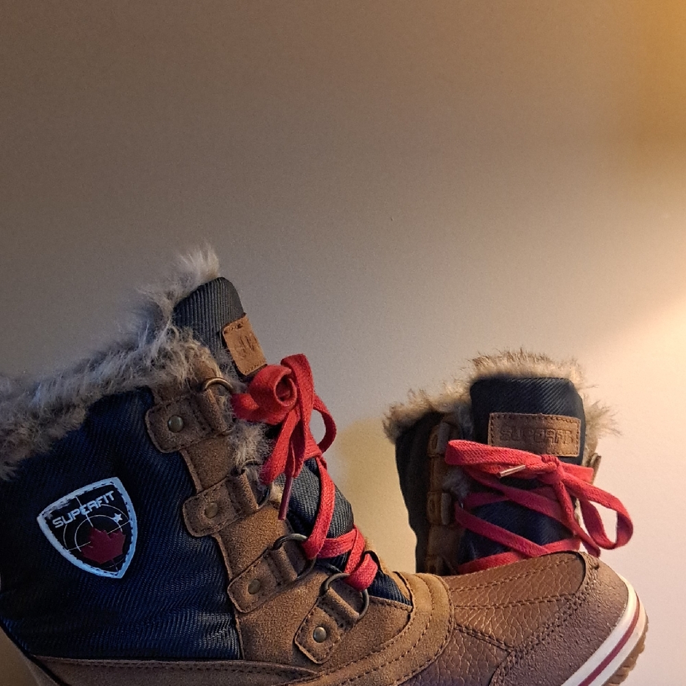 Superfit Brown and Red Winter Boots